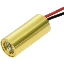 Durable Brass VLM-520-28 Green Laser Module: 1.2mm Line Width for Versatile Use