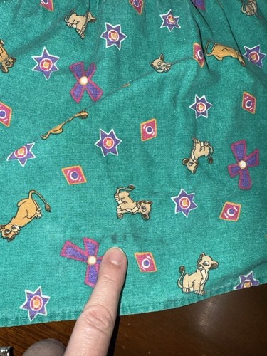 Vintage 90s Disney Lion King Dress Size 6 Girls Simba USA Made Rare - Picture 2 of 8