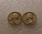 (2) 1964 P Washington SILVER QUARTERS - 25 cents (Lot of 2) 2Q1