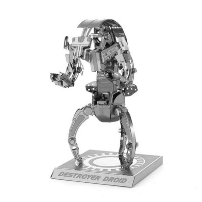 STAR WARS Destroyer Droid 3D Metallbausatz Metal Earth #MMS255 Disney HQ Invento