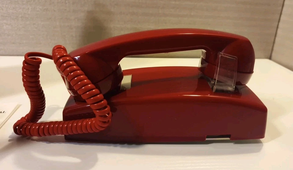 CORTELCO 255447-VBA-20M RED WALL CORDED PHONE VIKING - Image 3 of 4