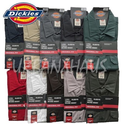 Dickies Men's Long Sleeve Button Up Work Shirt 574 (S-5XL)