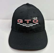 1966 Pontiac Gto Hat 66 Black Baseball Cap Muscle Car Embroidered Read