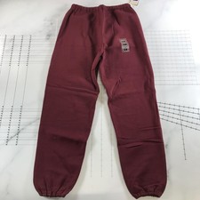 Vintage Russell Athletic Sweatpants Mens Large Red NuBlend Fleece Heavyweight