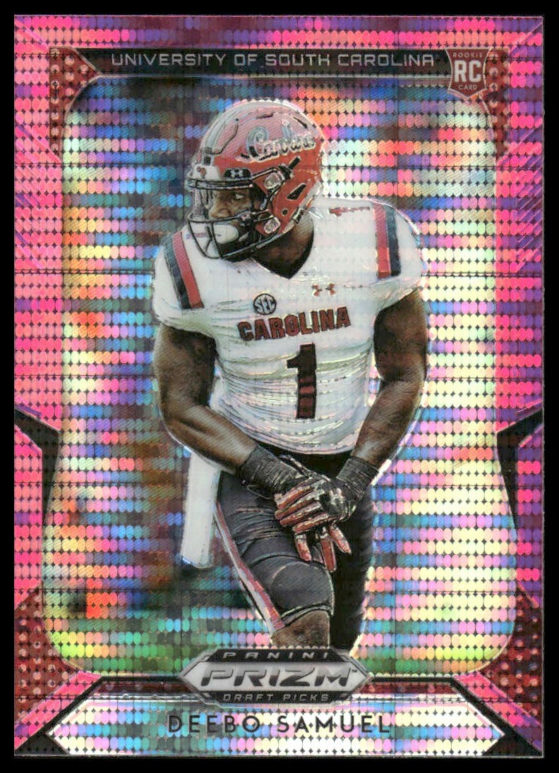 Deebo Samuel Panini Prizm Draft Picks #131 Pink Pulsar