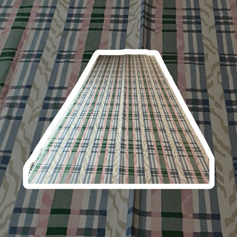 Waverly Remnant Carousel Plaid Classics Henry Ford Museum Collection FABRIC - Image 3 of 4