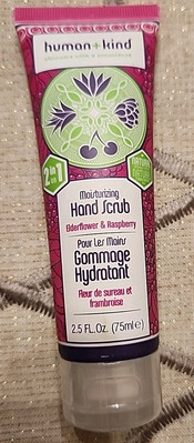 human + kind Moisturizing Hand Scrub ~ Elderflower & Raspberry 2.5 Fl. Oz. ~ New