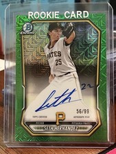2026 Bowman Chrome Seth Hernandez Mojo Green Refractor Auto Sp#99 Pirates Hot 🔥