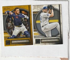 2025 Topps Museum Gold Dalton Rushing RC #046/249 + Clayton Kershaw Base Dodgers