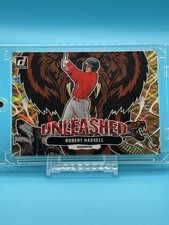 Robert Hassell 2023 Donruss Baseball Unleashed Gold /99 Washington Nationals