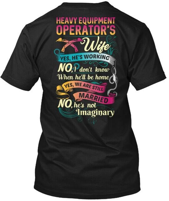 Operators Wife Yes T-shirt Made In Usa S To 5xl
