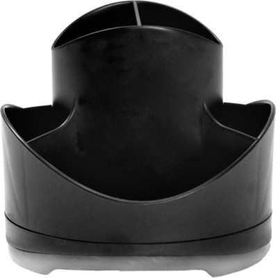 Rubber Grip Rotary Organizer, Iceland Collection, 5.75 x 5.75 x 5.25 Inches, ...