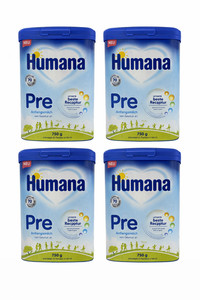 Humana Pre Anfangsmilch – Babynahrung 4 x 750g