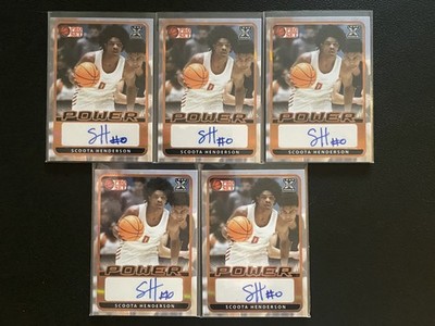 2022 Pro Set Power Copper XRC Scoota Henderson  Auto RC Rookie Lot Of 5
