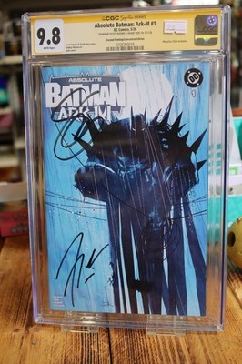 CGC 9.8 SS Absolute Batman Ark-M #1 MegaCon Jock Variant Signed Snyder Tieri
