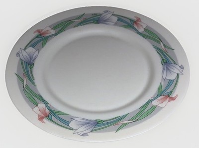 Lot70 Von 6 Groß Teller Speiseteller Arcopal Frankreich Dekor Blumen Polluy D