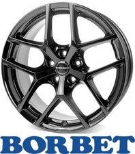4x Borbet Y 8,5x18 5/112,0 ET40 Black Glossy Alufelgen 4x Borbet Y 8,5x18 5/112,0 ET40 Black Glossy Alufelgen
