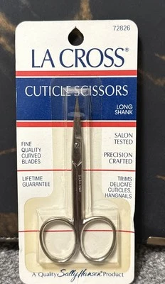 Sally Hansen La Cross Cuticle Scissors STANDARD BLADE 72826 Vtg. NOS