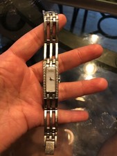 Movado Esperanza Ladies Baguette Diamond Dress Watch 84-H5 1400 S