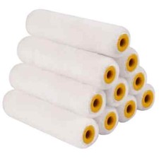 10 x 4” / 100mm Emulsion Mini Roller Sleeves Replacement Paint Refill Sleeve 