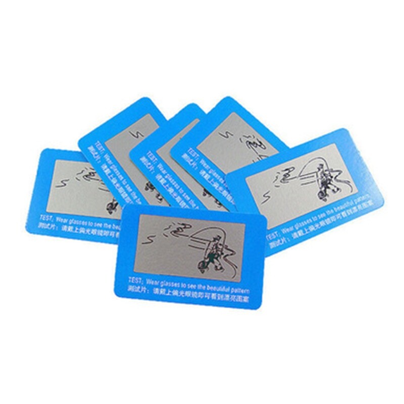 Polarized Sunglasses Lens Tester Check Card Durable Fun Tool  