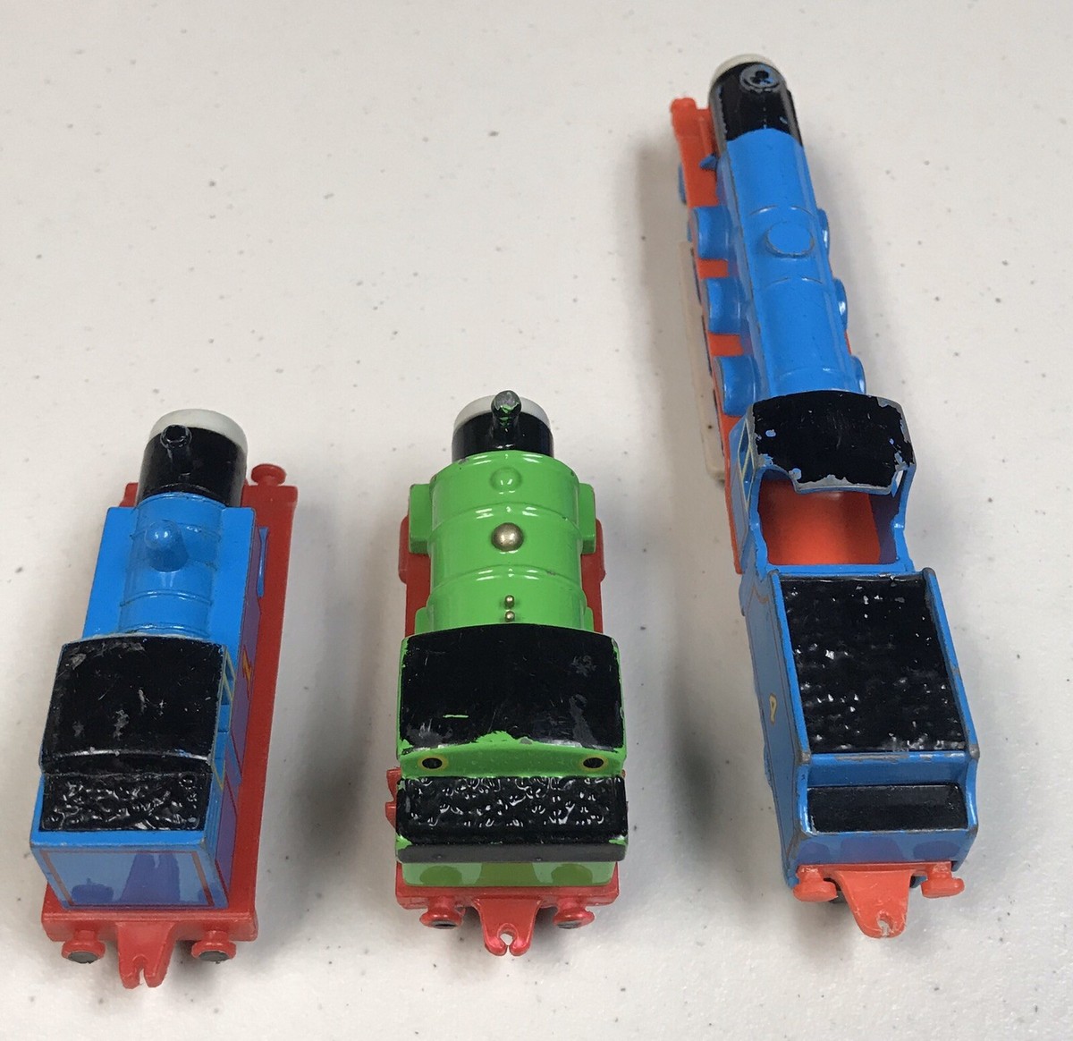 Lot Of 3 Vintage Thomas The Train Die Cast Limited Toy Pieces 1985