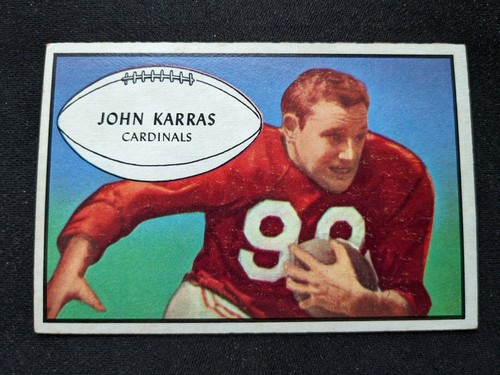 John Karras #51 1953 Bowman card
