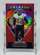 2021 Panini Rookies and Stars Derrick Henry Crusade Insert Red Wave Prizm #CR-6