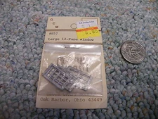 Gloor Craft  HO detail parts #825 Large 12 pane window  K62