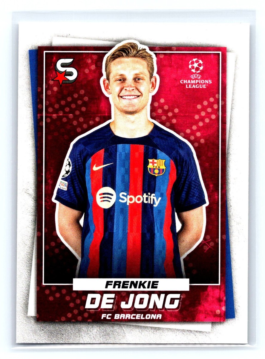 2022 Topps Superstars #52 Frenkie De Jong FC Barcelona Mint