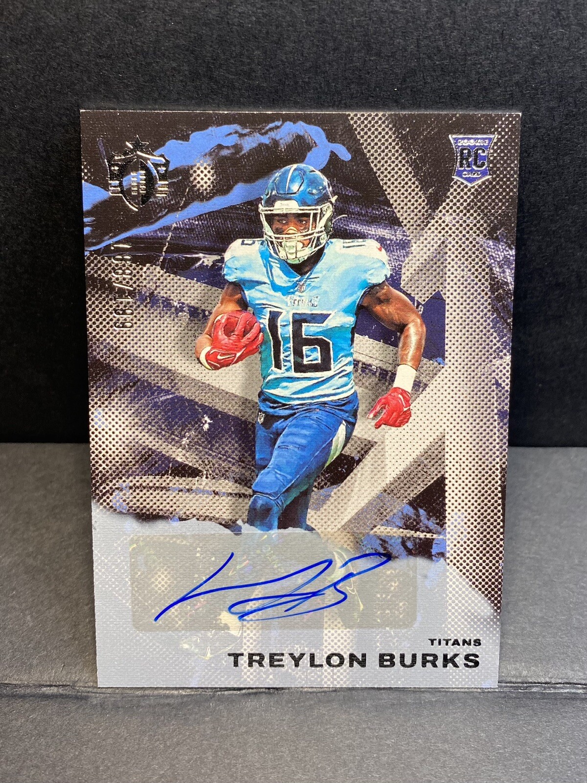 Treylon Burks 2022 #d /199 Chronicles Gridiron Kings Rookie Auto #GK-11 Titans