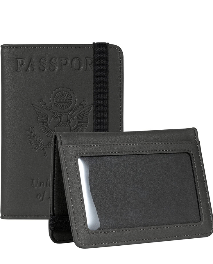 Travelambo Passport Wallet Passport Holder Cover Case Leather Travel