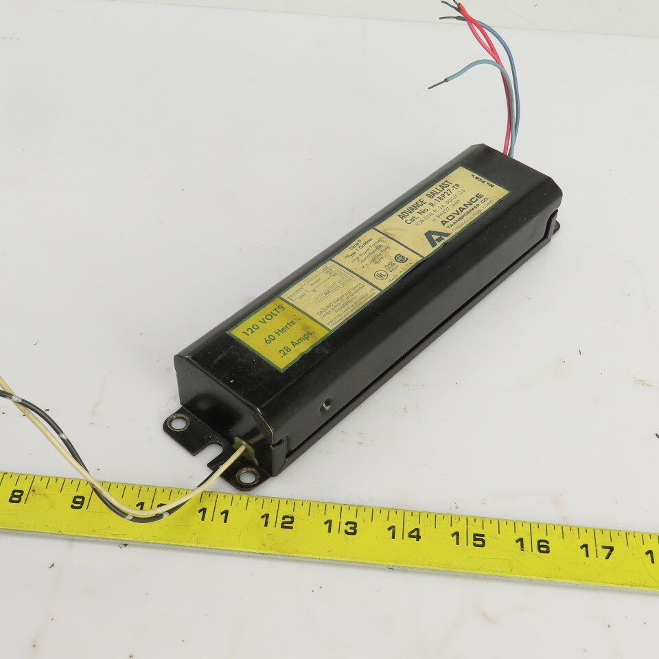 Advance Transformer R1BP27TP Advance Ballast 120V 60HZ 0.28A Class P