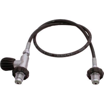 SF-1 TopDeal: hochwertiger 230 und 300 bar Überströmschlauch Füllschlauch 1m