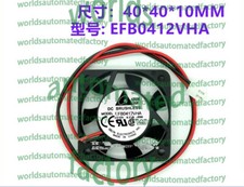 1 PCS Delta Fan EFB0412VHA DC 12V 0.23A 4010 4cm 2 pin Cooling fan