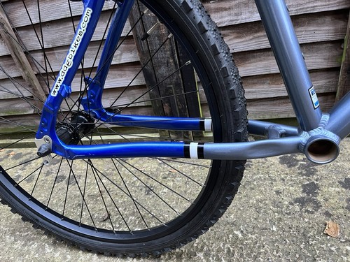 New rare DDG Axis X.C. Mountain Bike 19" large frame with extras 26" wheels - Picture 8 of 9