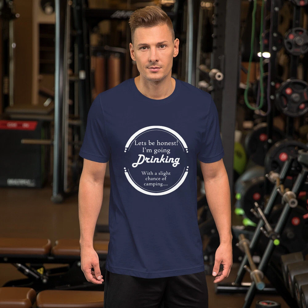 Camping or is it drinking - campingUnisex t-shirt