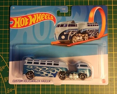 Hot Wheels Custom Kombi Truc Volkswagen HAULER - Bleu flammé - CGJ45 - R 7004. - Photo 1/4