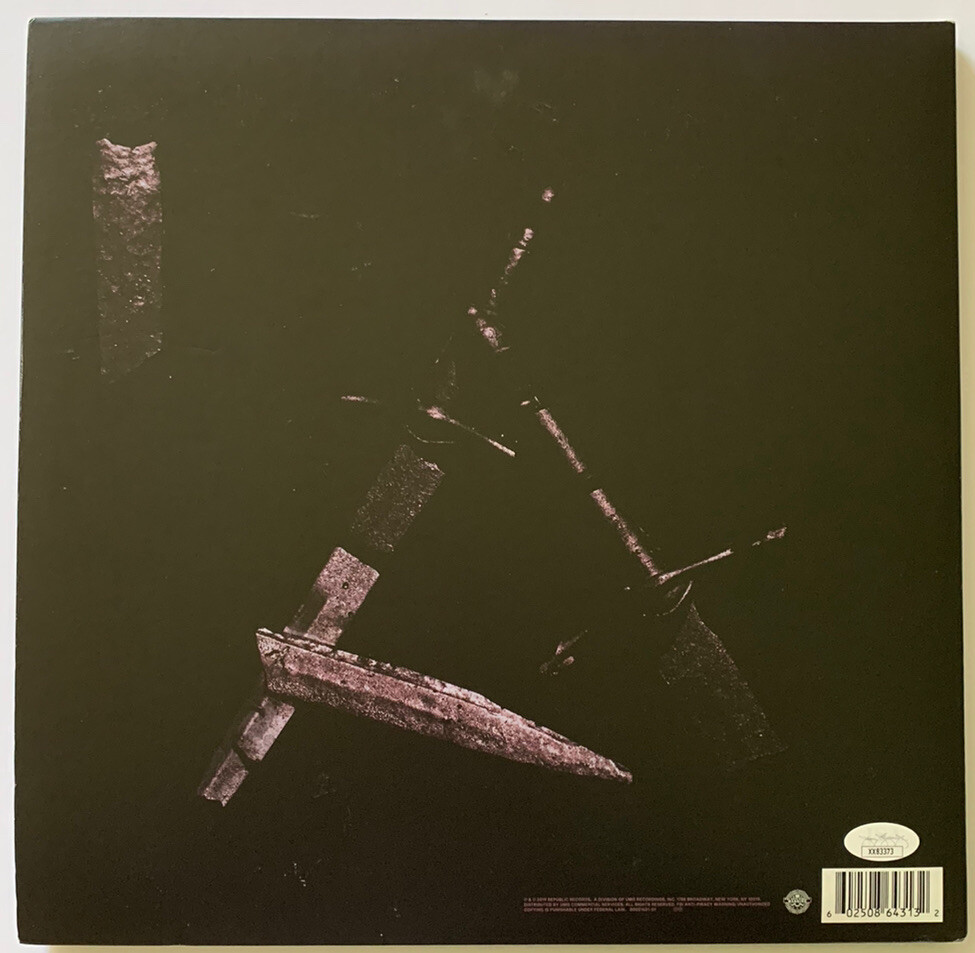POST MALONE SIGNED HOLLYWOOD'S BLEEDING VINYL LP JSA LOA