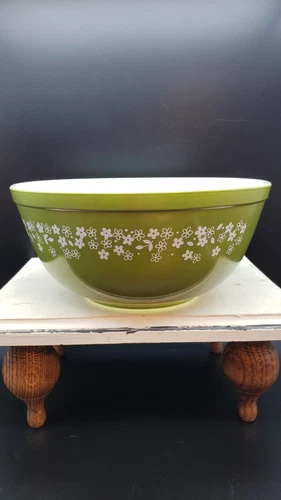 Vintage Pyrex #403 Spring Blossom Crazy Daisy Nesting Bowl 2 1/2 Quart