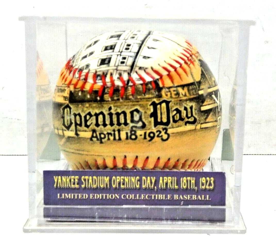 YANKEES v RedSox Commemorative Opening Day Baseball April 18 1923