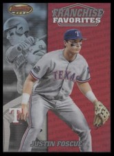 2020 Bowman's Best #FFA-JF Justin Foscue 2000 Franchise Favorites