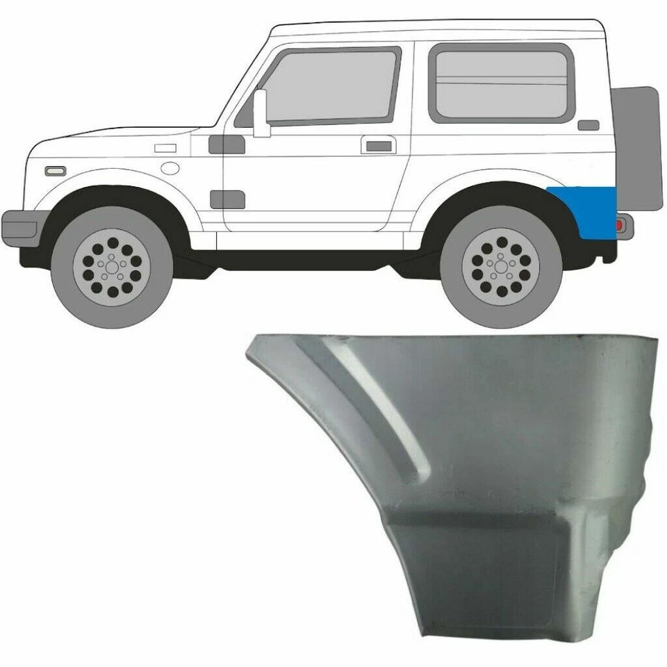 SUZUKI SAMURAI 1988-2004 Tôle de réparation Arrière / Paire - Photo 4/4