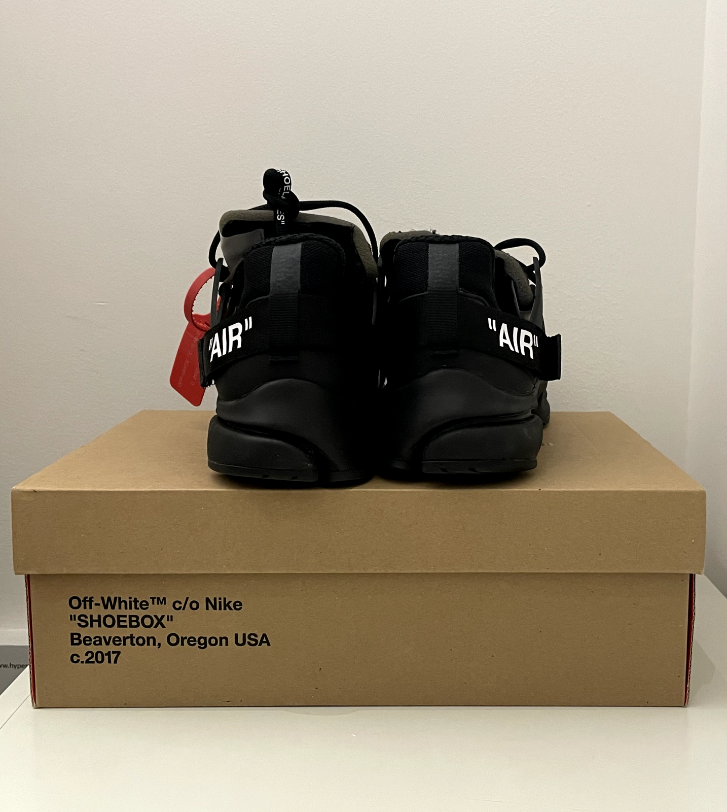 OFF WHITE X NIKE Nike x Off White Air Presto "Black" taglia US 11 UK 10 AA3830 002 The Ten Real