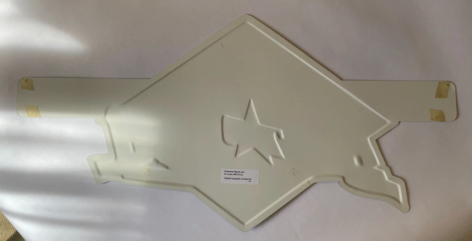 Budweiser All Pro 2000 Metal Advertising Sign New Old Stock 30.5 x 15"  - Image 3 of 4