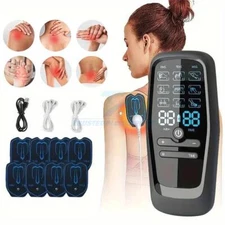 Tens Unit Machine Muscle Stimulator Electrotherapy Device Rechargeable USA