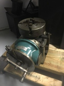 Cincinnati Universal Dividing Head 4 Jaw Chuck Milling Machine Ebay