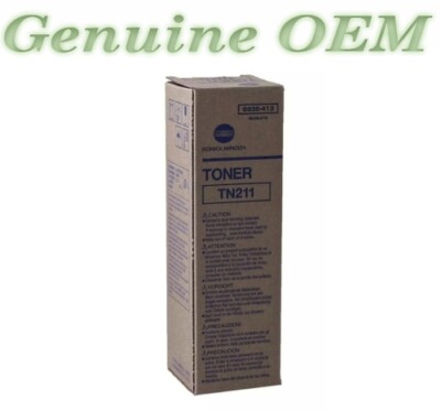 TN211/TN-211,8938413 Original OEM Konica Minolta Toner, Black Genuine Sealed