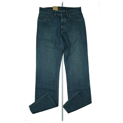 HATTRIC Henk Mens Jeans Trousers Relaxed Comfort Straight 32/34 M W32 L34 Blue New