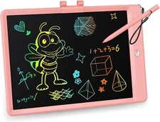 KOKODI LCD Writing Tablet, 10 Inch Colorful Toddler Doodle Board Drawing Tablet,